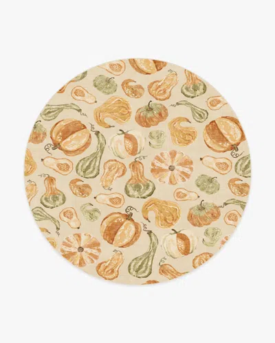 Ruggable Harvest Veggies Cream Multicolor Flatwoven Rug In Neutral
