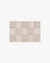 Ruggable Hearth Check Neutral Flatwoven Rug In Neutral