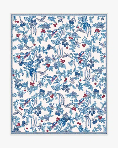 Ruggable Heidi Blue & Cherry Flatwoven Rug