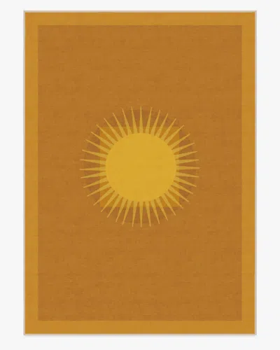 Ruggable Helios Gold Flatwoven Rug By Matthew Williamson