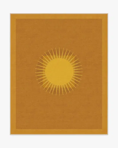 Ruggable Helios Gold Flatwoven Rug By Matthew Williamson