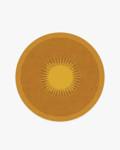 Ruggable Helios Gold Flatwoven Rug By Matthew Williamson