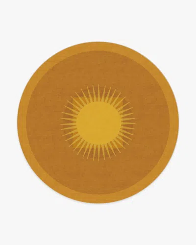 Ruggable Helios Gold Flatwoven Rug By Matthew Williamson