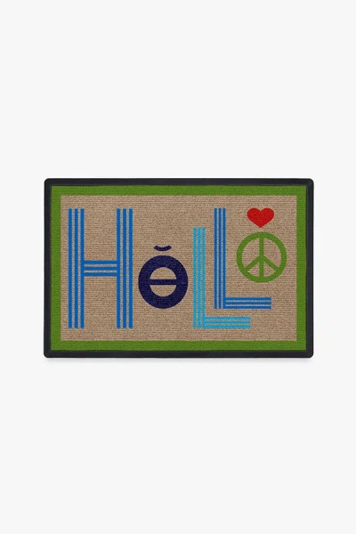 Ruggable Hello Love Doormat By Jonathan Adler In Multi