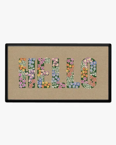 Ruggable Hello Spring Multicolor Large Doormat In Animal Print