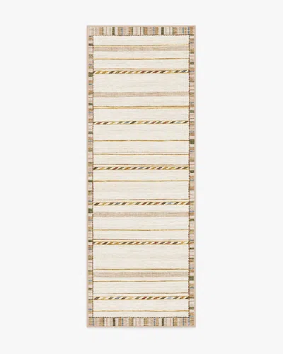 Ruggable Hemma Cream & Brown Flatwoven Rug
