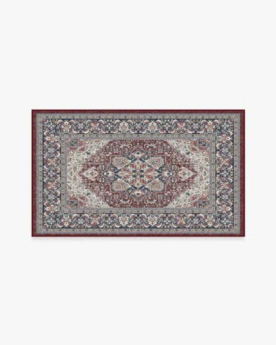 Ruggable Hendesi Heriz Bordeaux Flatwoven Rug In Multi