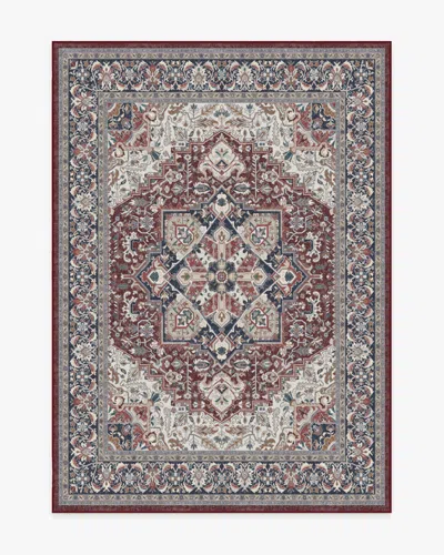 Ruggable Hendesi Heriz Bordeaux Flatwoven Rug In Multi