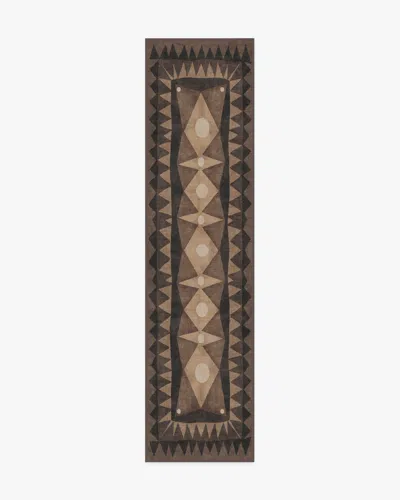 Ruggable Hilma Charcoal Flatwoven Rug By Justina Blakeney In Brown