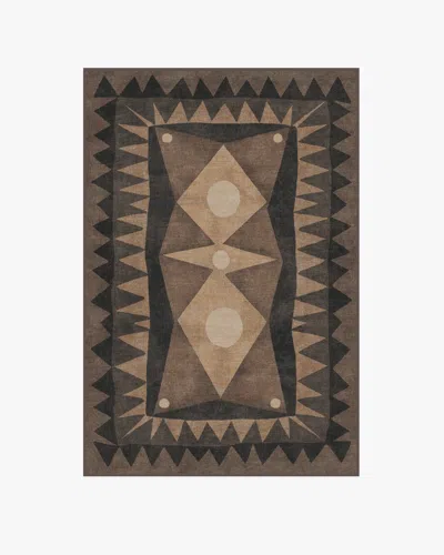Ruggable Hilma Charcoal Flatwoven Rug By Justina Blakeney In Gray