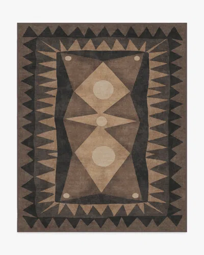 Ruggable Hilma Charcoal Flatwoven Rug By Justina Blakeney In Brown