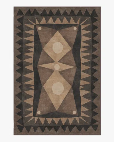 Ruggable Hilma Charcoal Flatwoven Rug By Justina Blakeney In Brown