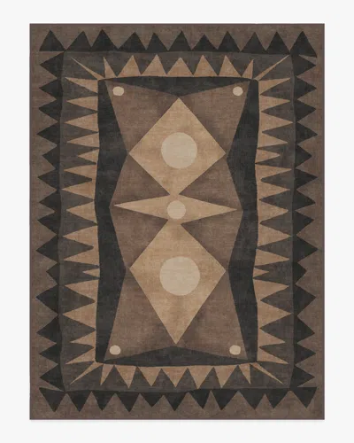 Ruggable Hilma Charcoal Flatwoven Rug By Justina Blakeney In Brown