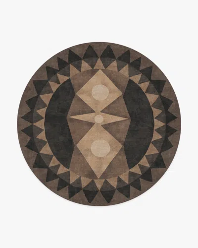 Ruggable Hilma Charcoal Flatwoven Rug By Justina Blakeney In Brown