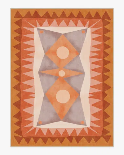 Ruggable Hilma Papaya Outdoor Rug By Justina Blakeney In Multi