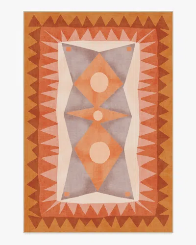 Ruggable Hilma Papaya Outdoor Rug By Justina Blakeney In Multi