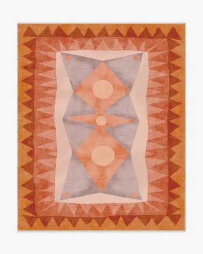 Ruggable Hilma Sunset Flatwoven Rug By Justina Blakeney In Brown