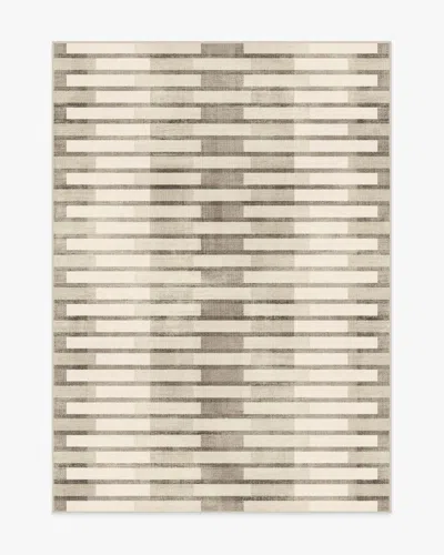 Ruggable Hollis Grey Flatwoven Rug In Brown
