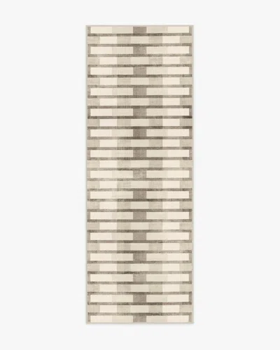 Ruggable Hollis Grey Flatwoven Rug In Brown