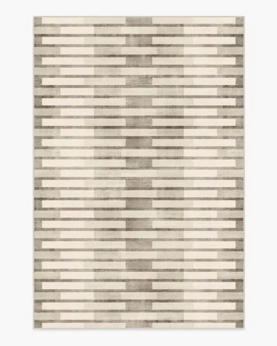 Ruggable Hollis Grey Flatwoven Rug In Brown