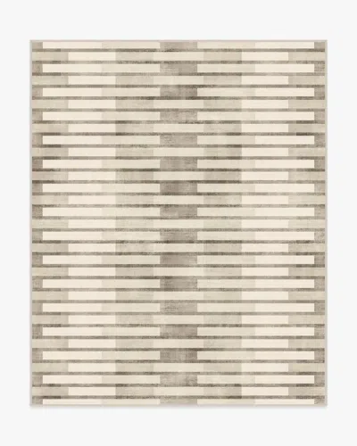 Ruggable Hollis Grey Flatwoven Rug In Brown