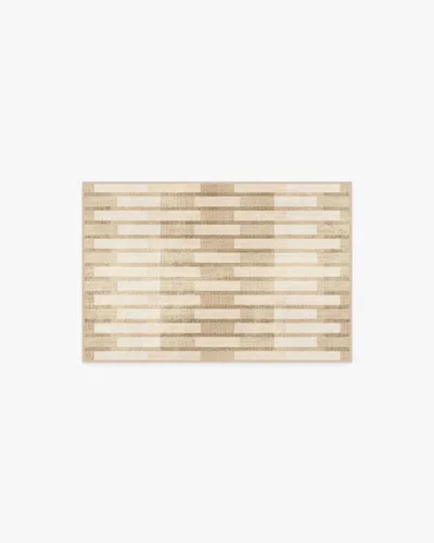 Ruggable Hollis Tan Flatwoven Rug In Brown