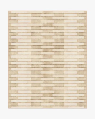 Ruggable Hollis Tan Flatwoven Rug In Brown