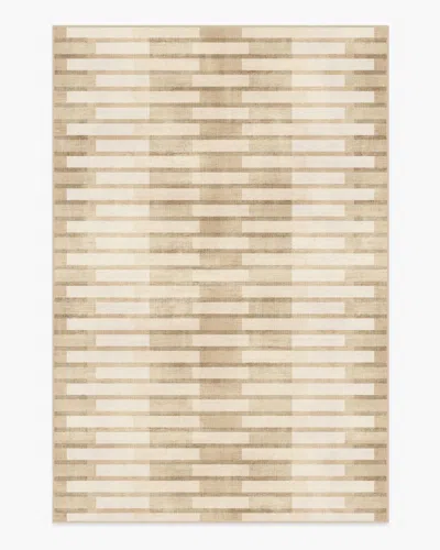 Ruggable Hollis Tan Flatwoven Rug In Brown