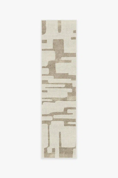 Ruggable Holme Ivory & Natural Flatwoven Rug In Animal Print