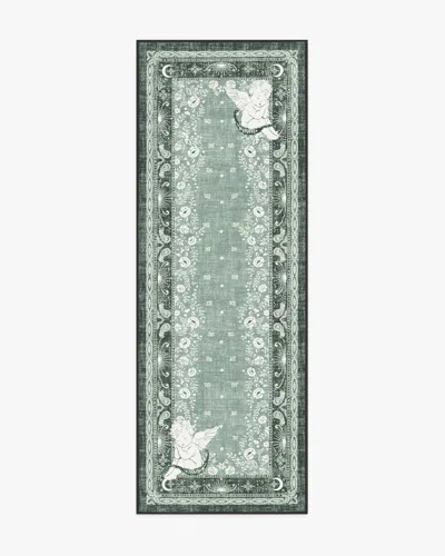 Ruggable Humberto's Bandana Green Flatwoven Rug By Humberto Leon