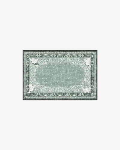 Ruggable Humberto's Bandana Green Flatwoven Rug By Humberto Leon In Animal Print