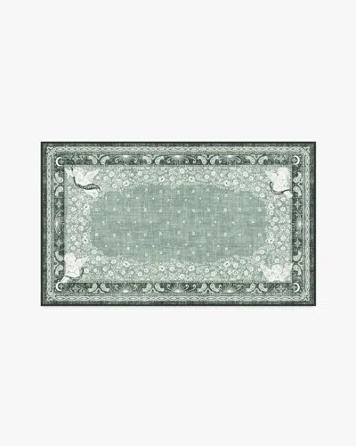 Ruggable Humberto's Bandana Green Flatwoven Rug By Humberto Leon In Animal Print