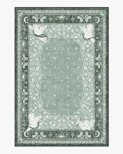 Ruggable Humberto's Bandana Green Flatwoven Rug By Humberto Leon In Multi