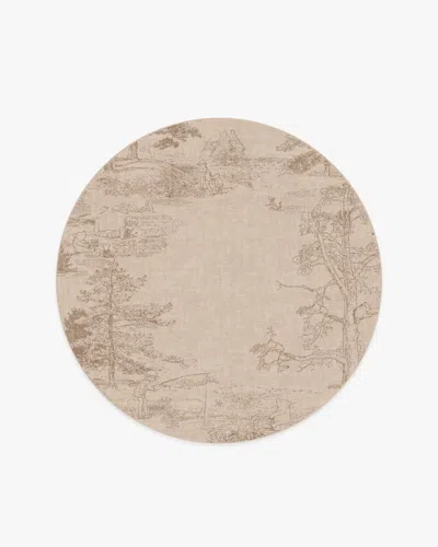 Ruggable Hundred Acre Wood Natural Flatwoven Rug In Sand