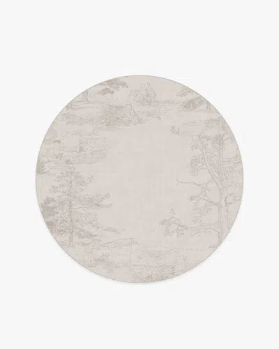 Ruggable Hundred Acre Wood Soft Grey Flatwoven Rug In Gray