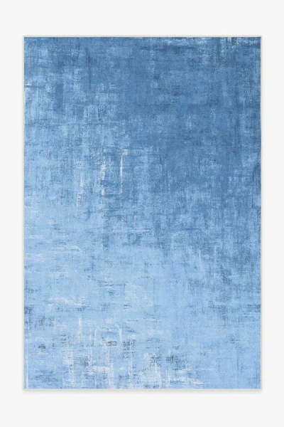 Ruggable Impasto Sky Blue Outdoor Rug