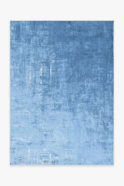 Ruggable Impasto Sky Blue Outdoor Rug