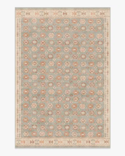 Ruggable Indira Sage & Terracotta Flatwoven Rug