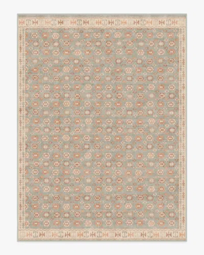 Ruggable Indira Sage & Terracotta Flatwoven Rug