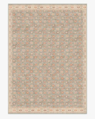Ruggable Indira Sage & Terracotta Flatwoven Rug