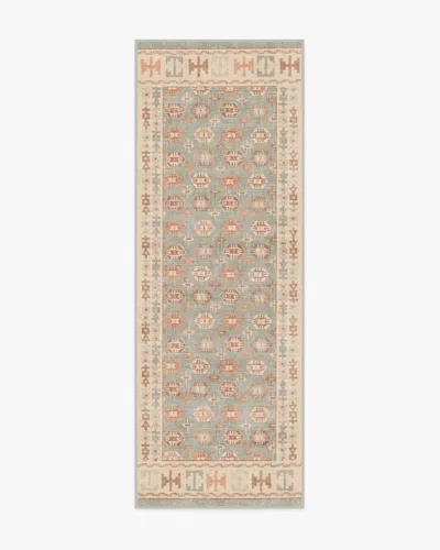Ruggable Indira Sage & Terracotta Flatwoven Rug In Gray