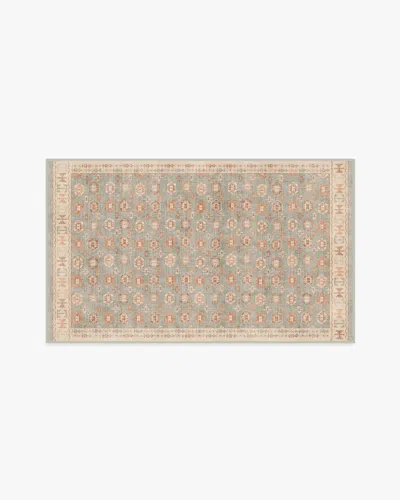 Ruggable Indira Sage & Terracotta Flatwoven Rug In Gray