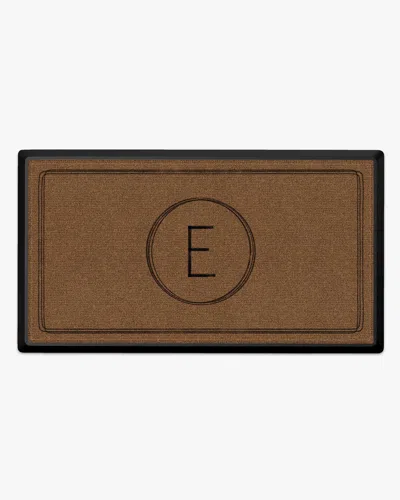 Ruggable Infinity Monogram Large Doormat In Brown