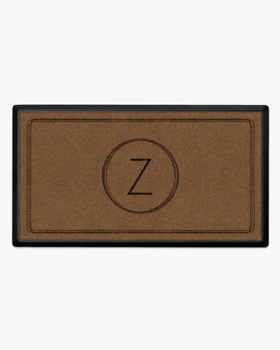 Ruggable Infinity Monogram Large Doormat In Brown