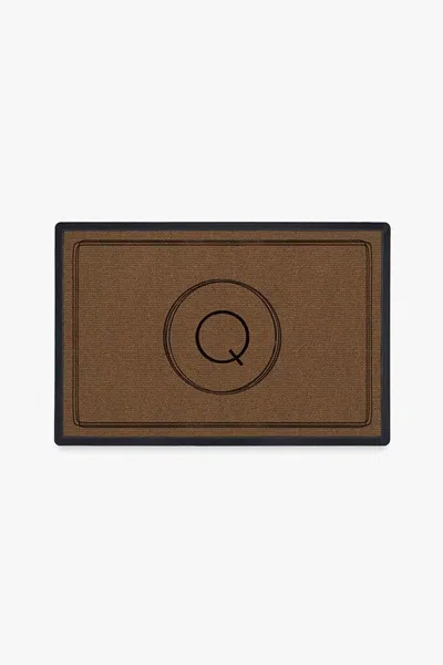 Ruggable Infinity Monogram Washable Doormat In Brown