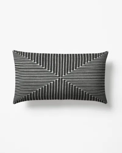 Ruggable Inkdrop Charcoal Woven Throw Pillow By Jonathan Adler In Gray