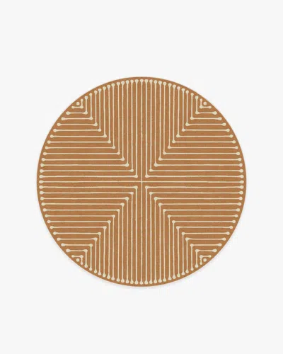 Ruggable Inkdrop Copper Flatwoven Rug By Jonathan Adler In Brown