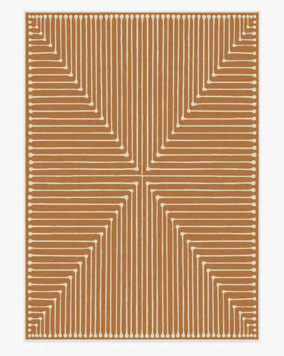 Ruggable Inkdrop Copper Flatwoven Rug By Jonathan Adler In Blue