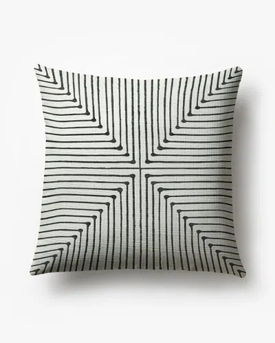 Ruggable Inkdrop Ivory Woven Throw Pillow By Jonathan Adler In White