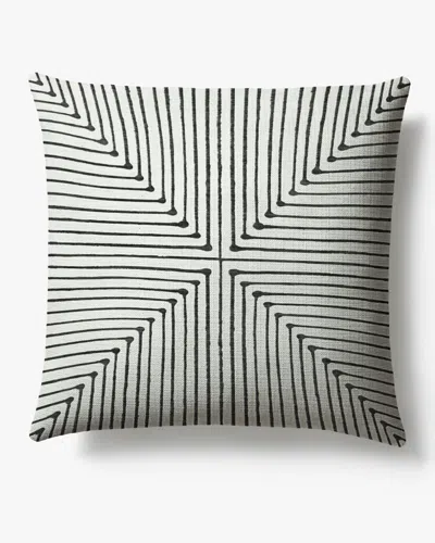 Ruggable Inkdrop Ivory Woven Throw Pillow By Jonathan Adler In White